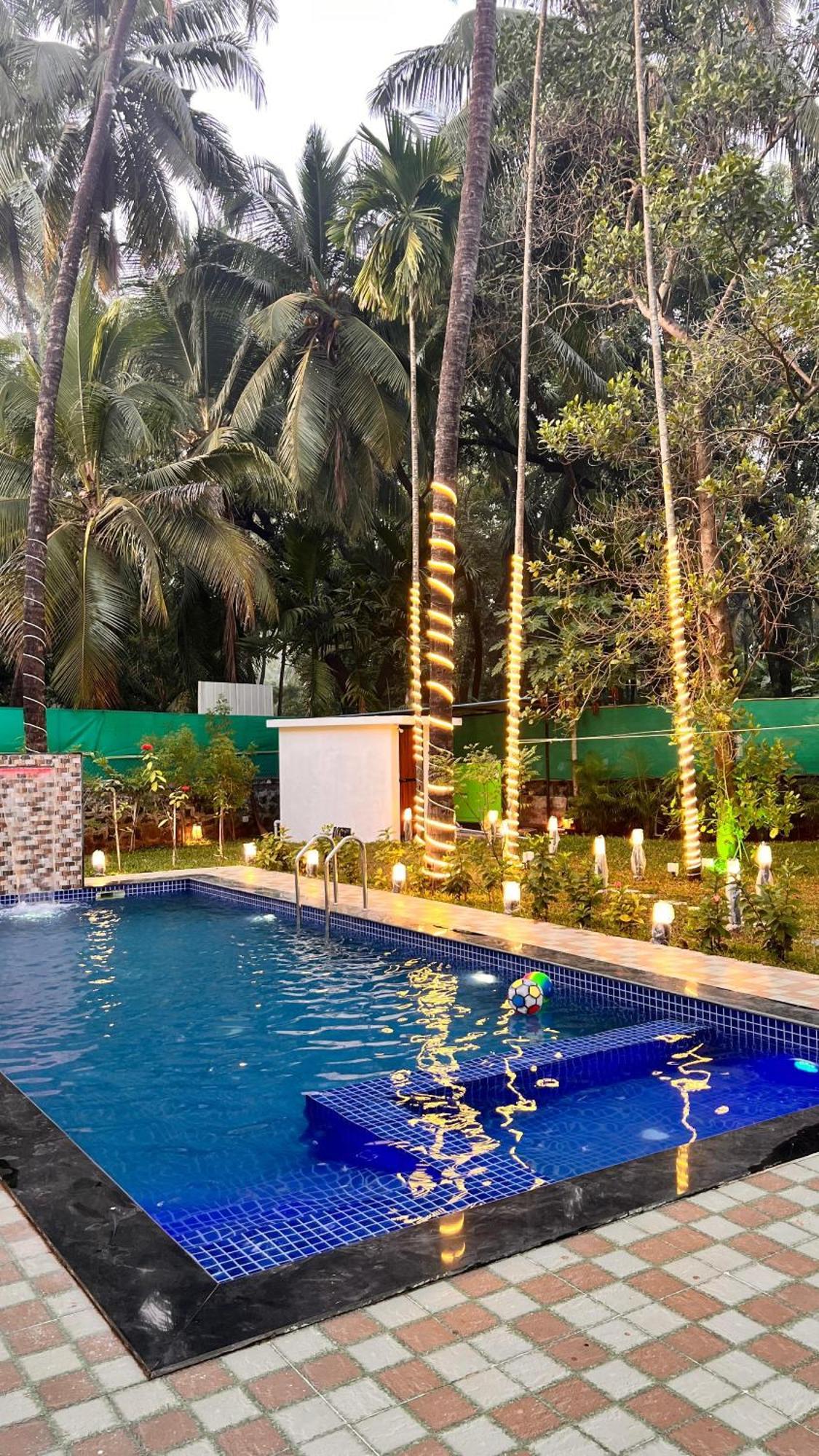 Seas The Day Luxurious 5Bhk Villa 2Min From Awas Beach With Huge Private Pool Alībāg Zewnętrze zdjęcie