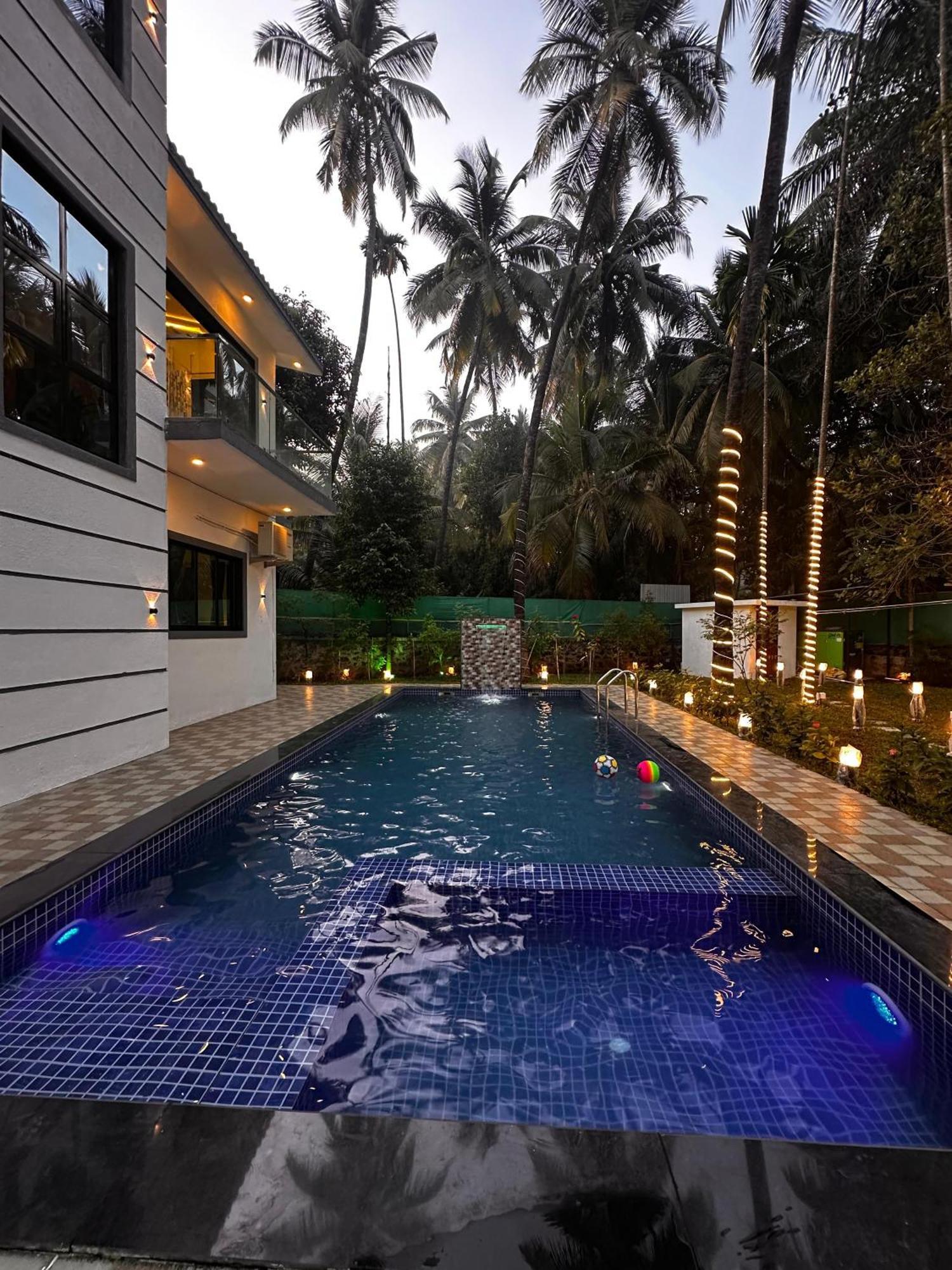 Seas The Day Luxurious 5Bhk Villa 2Min From Awas Beach With Huge Private Pool Alībāg Zewnętrze zdjęcie
