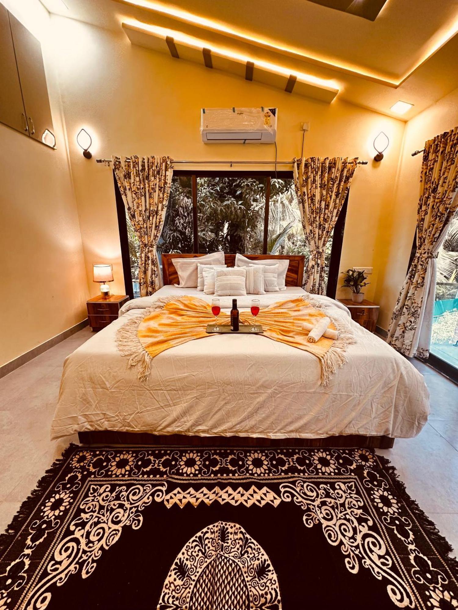 Seas The Day Luxurious 5Bhk Villa 2Min From Awas Beach With Huge Private Pool Alībāg Zewnętrze zdjęcie