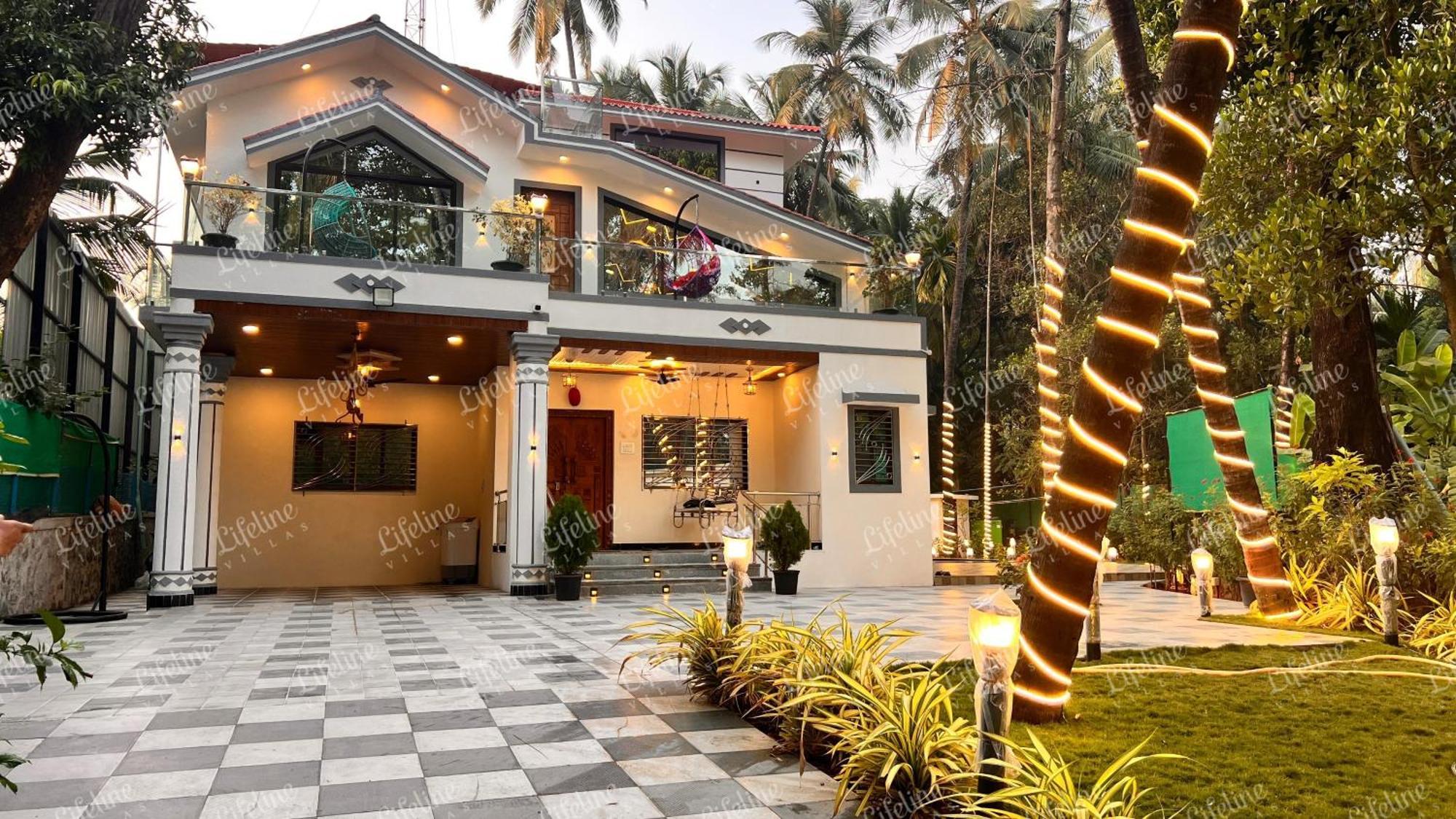 Seas The Day Luxurious 5Bhk Villa 2Min From Awas Beach With Huge Private Pool Alībāg Zewnętrze zdjęcie